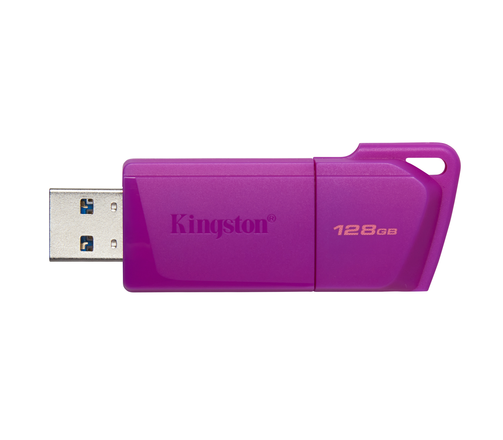 Накопитель Kingston USB3.2 Flash 128GB DataTraveler Exodia M - Neon, фиолетовый