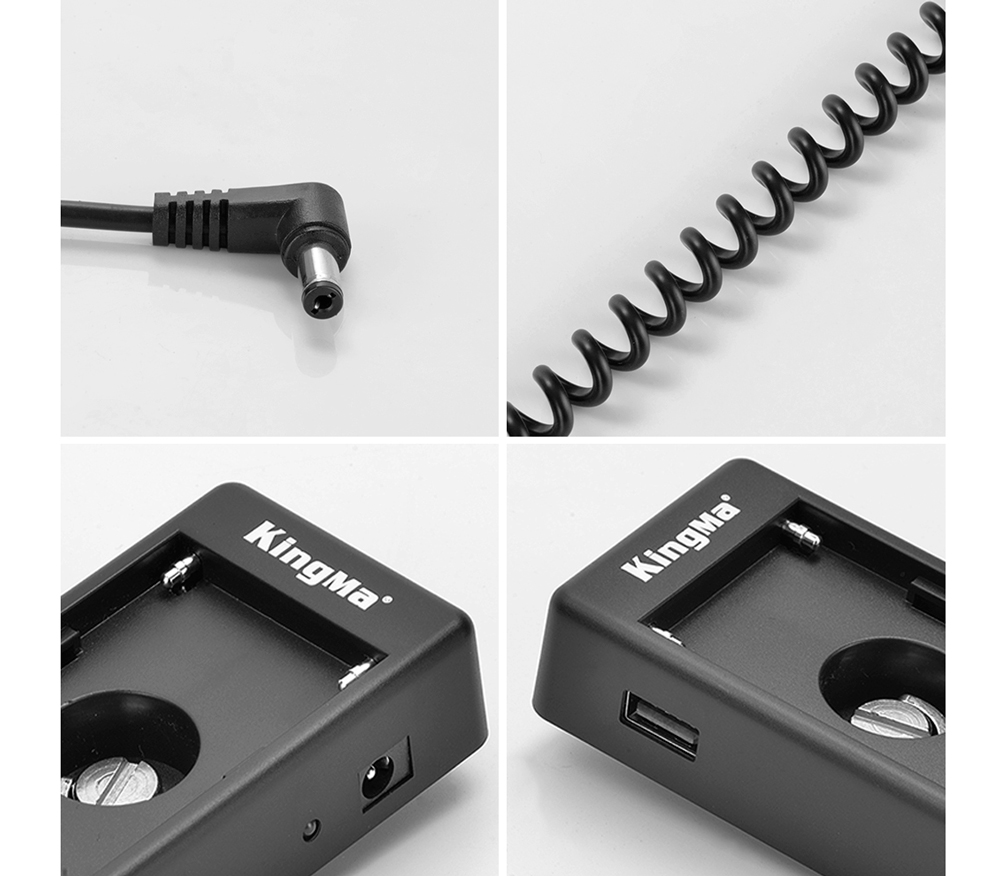 Адаптер питания Kingma DR-W126  + площадка BM-F980D для батарей NP-F