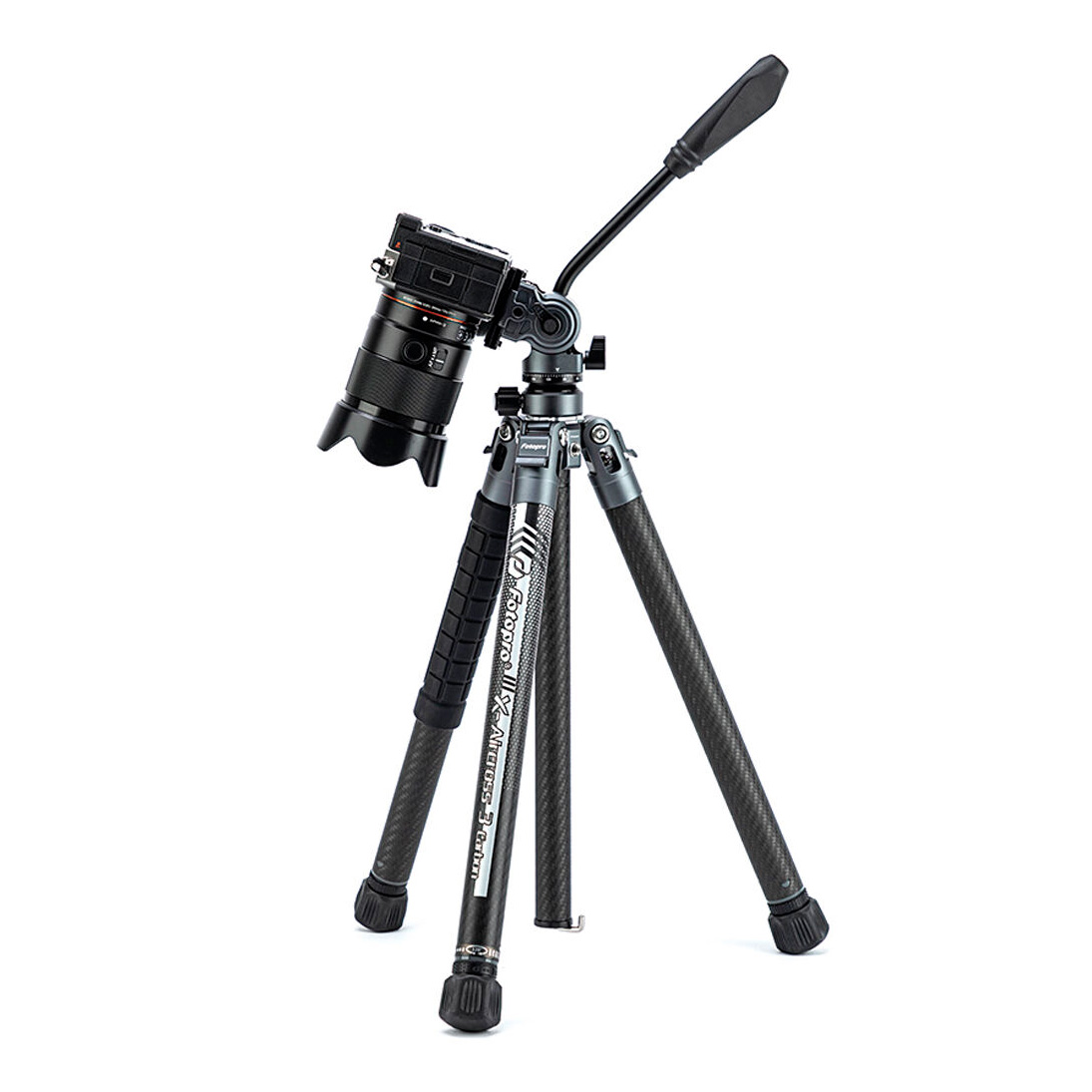 Штатив Fotopro X-Aircross 3 Lite Video Gray, карбон, до 3 кг