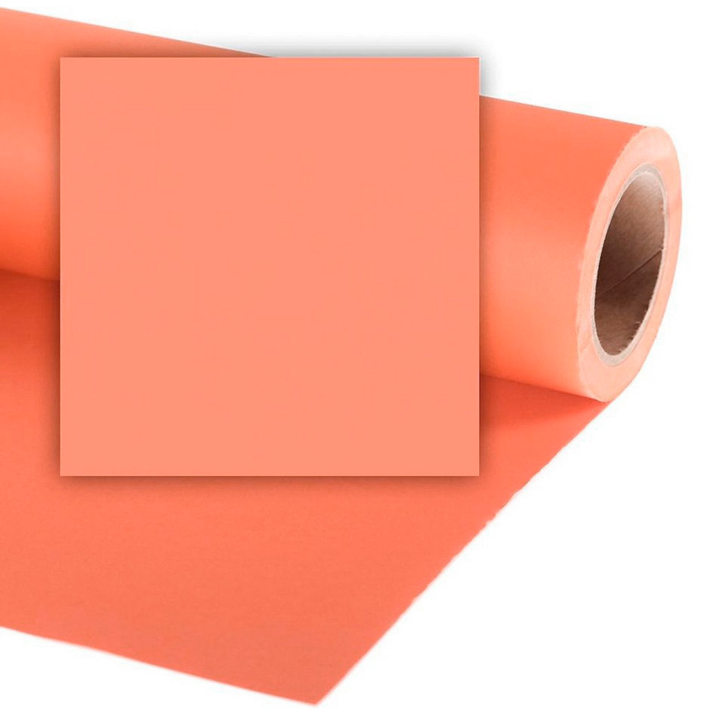 Фон VIBRANTONE 15 Apricot, бумажный, 2.1 x 11 м, абрикосовый