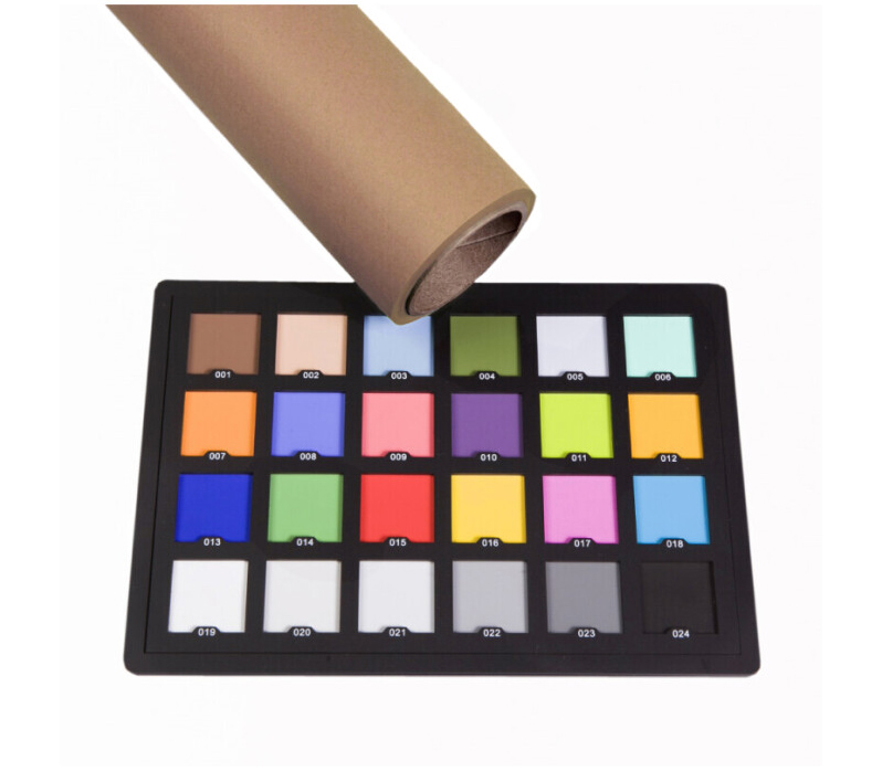 Фон VIBRANTONE 20 Mid Brown, бумажный, 2.1 x 11 м, коричневый