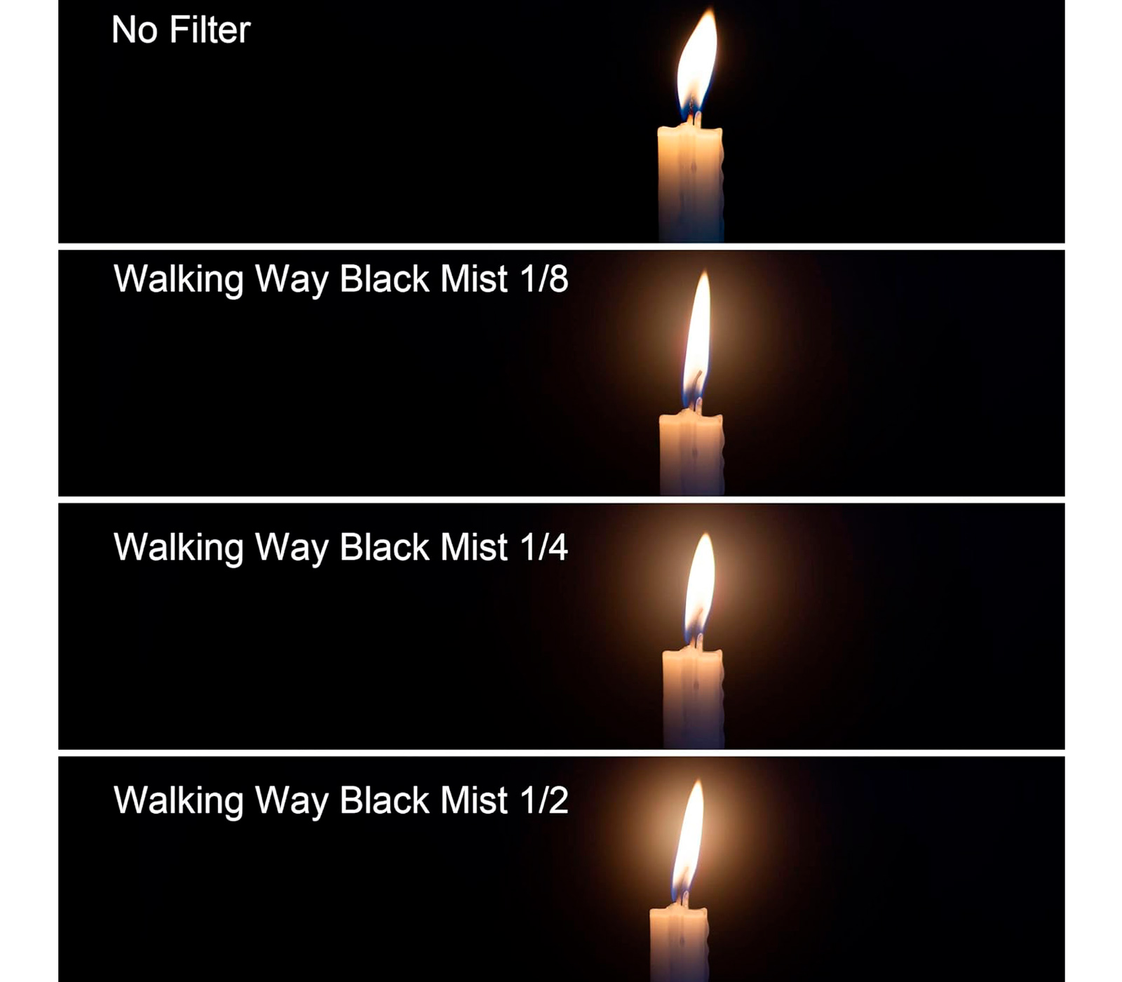 Светофильтр Walking Way Black Mist 1/2 49mm