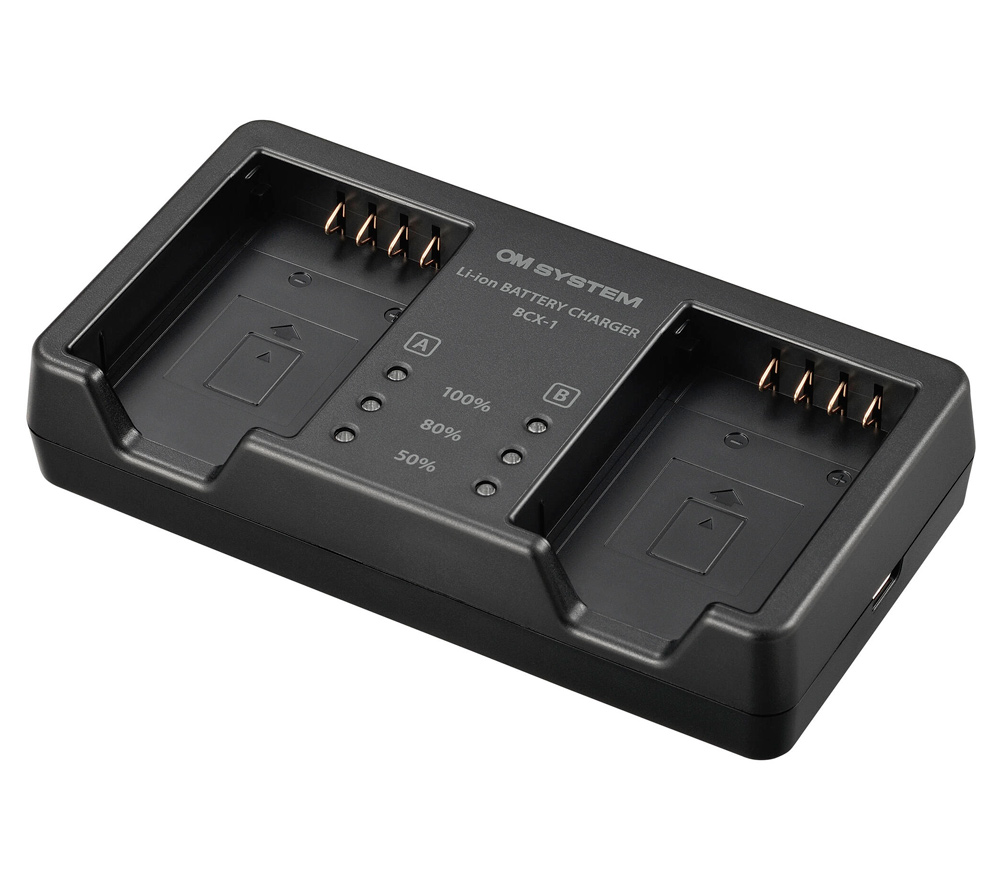 Зарядное устройство OM System BCX‑1 для двух BLX‑1