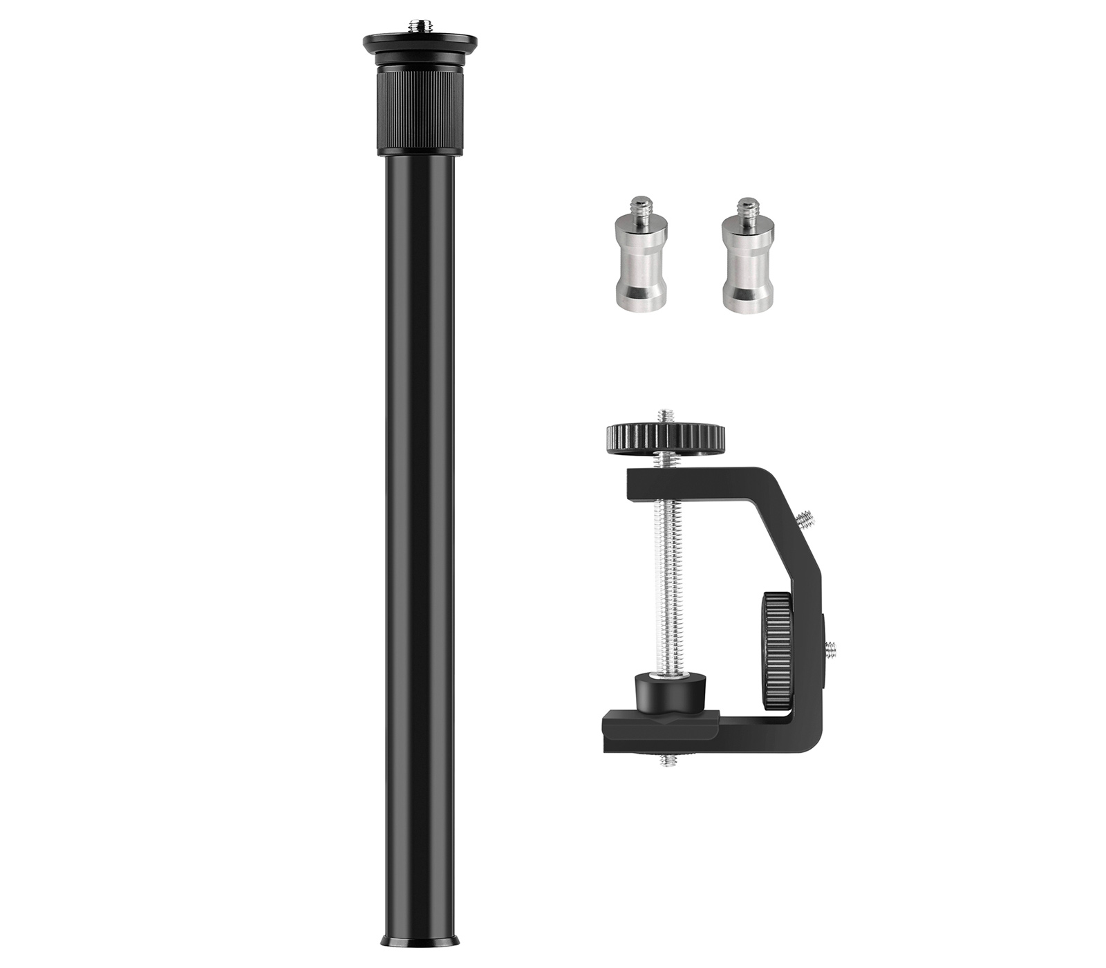 Телескопическая колонна Puluz PU3063B со струбциной и 2 адаптерами 5/8"