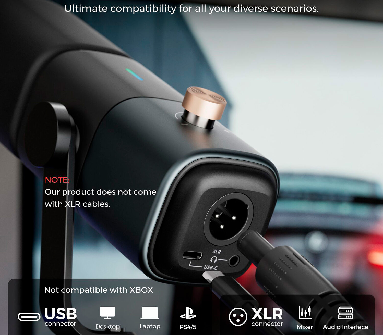 Микрофон Nearity NearStream AM10X-P, USB-C / XLR, с пантографом (уцененный)