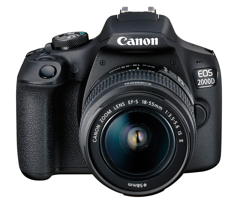 Зеркальный фотоаппарат Canon EOS 2000D Kit EF-S 18-55mm IS II (уцененный)