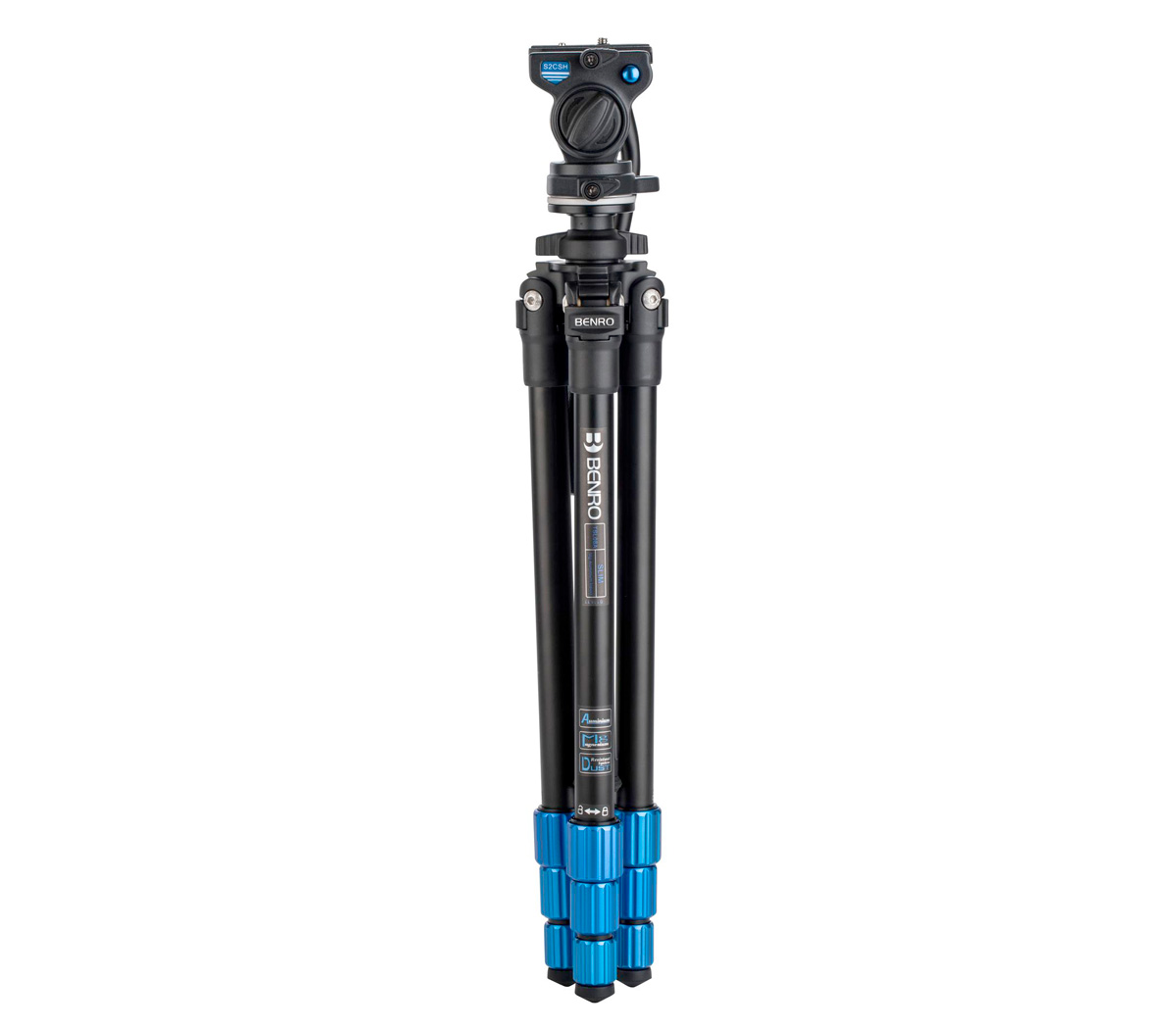 Штатив Benro Slim Tripod Kit, с видеоголовкой (TSL08AS2CSH)