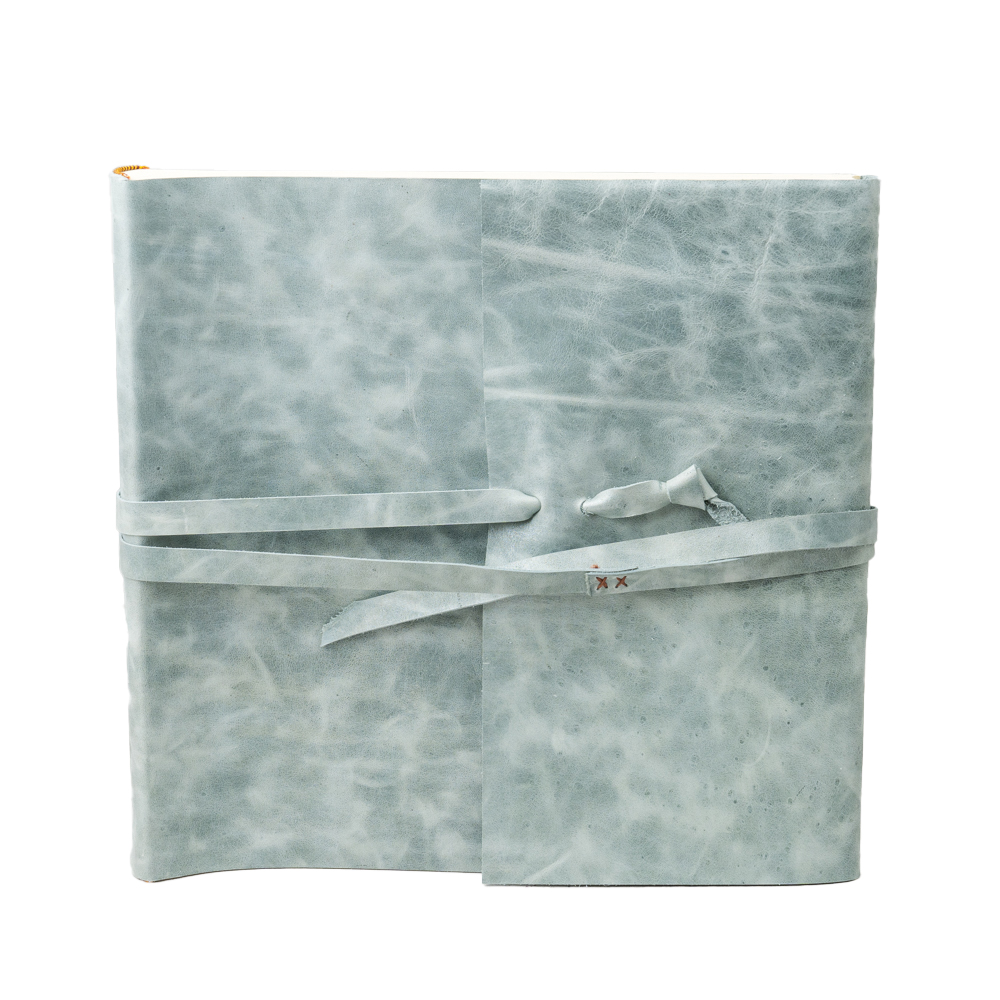 Фотоальбом Florentia Imilia 30x30см, 100 страниц, нат. кожа, зелёный