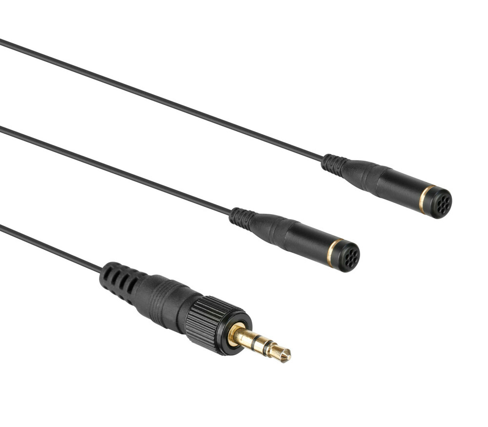 Микрофон Saramonic DK3A2 петличный двойной, 3.5 мм TRS, кабель 4 м (уцененный)