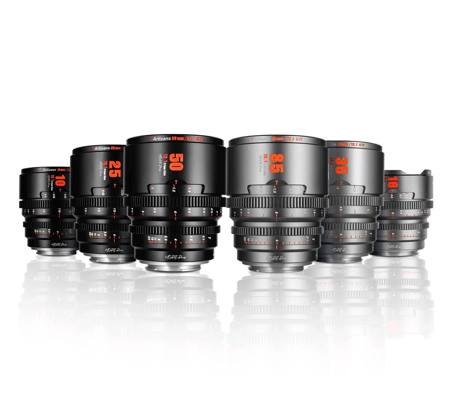 Объектив 7Artisans 85mm T2.1 Hope Prime Sony E, черный