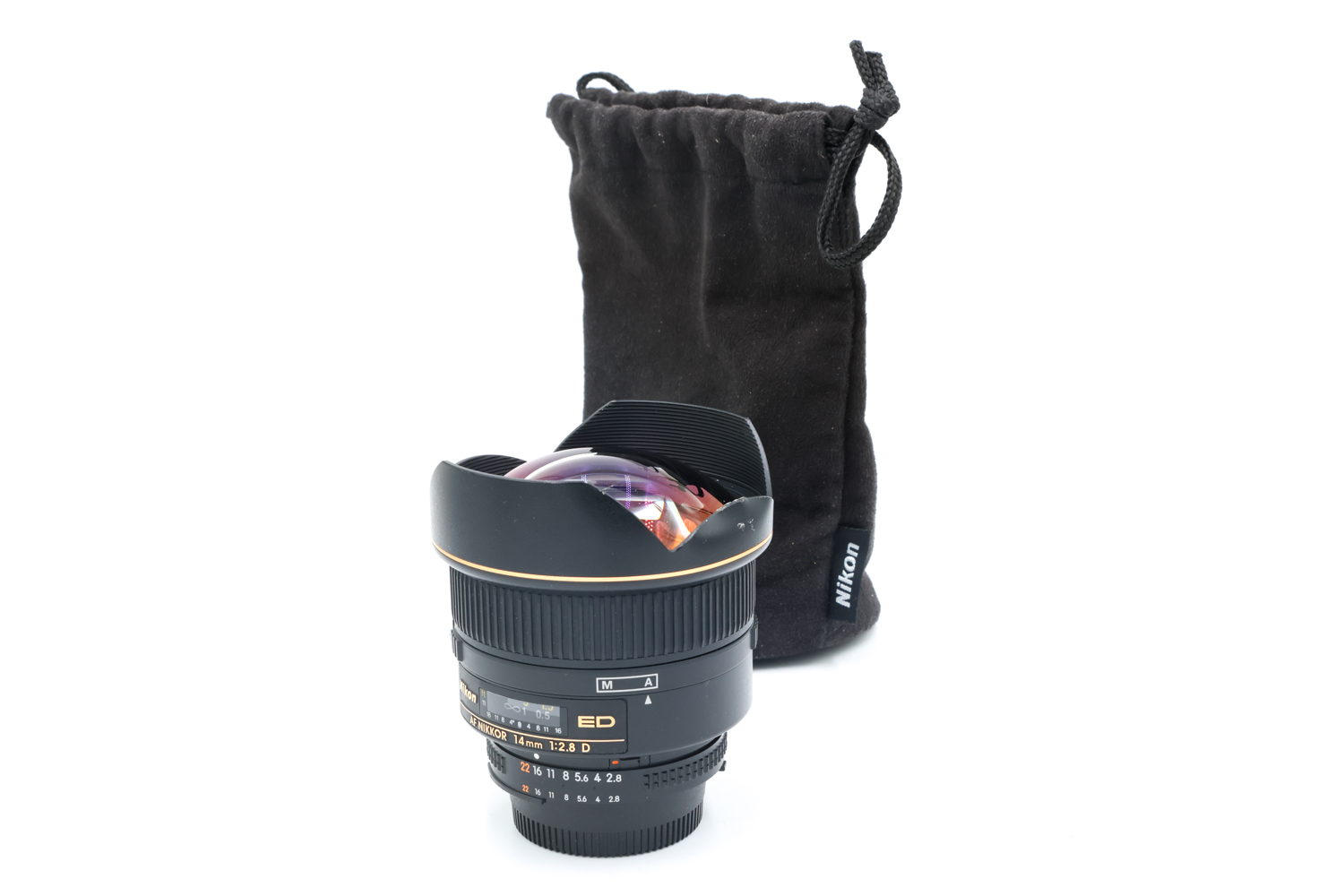 Объектив Nikon AF 14mm f/2.8D ED (состояние 4) (б/у)