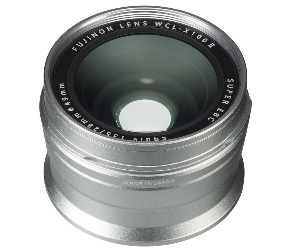 Широкоугольный конвертер Fujifilm WCL-X100 II, серебристый