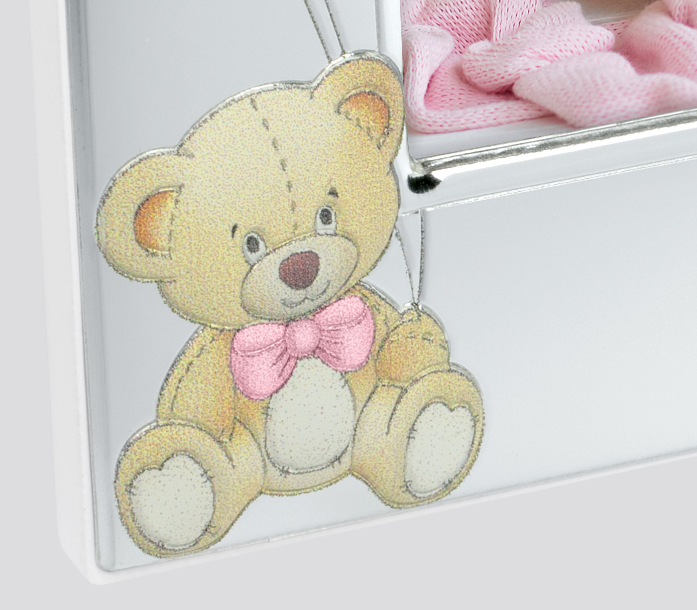 Фоторамка ZEP B17346P IVAN PINK, 10x15 см, металл, серебристая