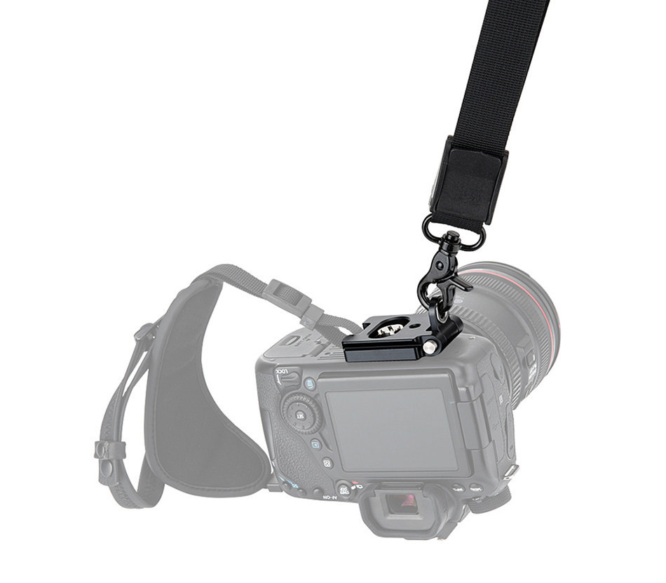 Ремень JJC NS-PRO1M, плечевой, с площадкой Arca-Swiss, микрофибра, черный