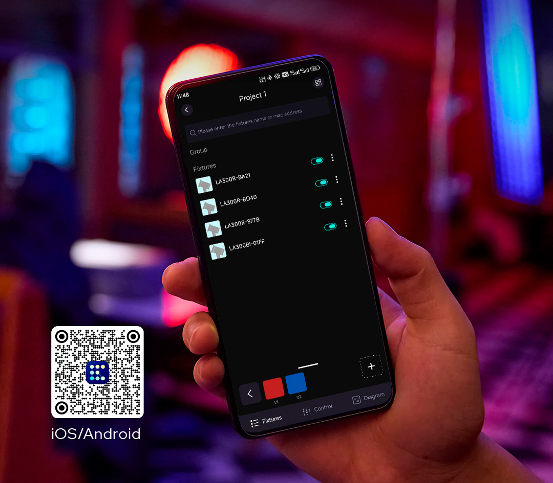 Осветитель Godox Litemons LA300R, 1800-10000К, RGB, 300 Вт