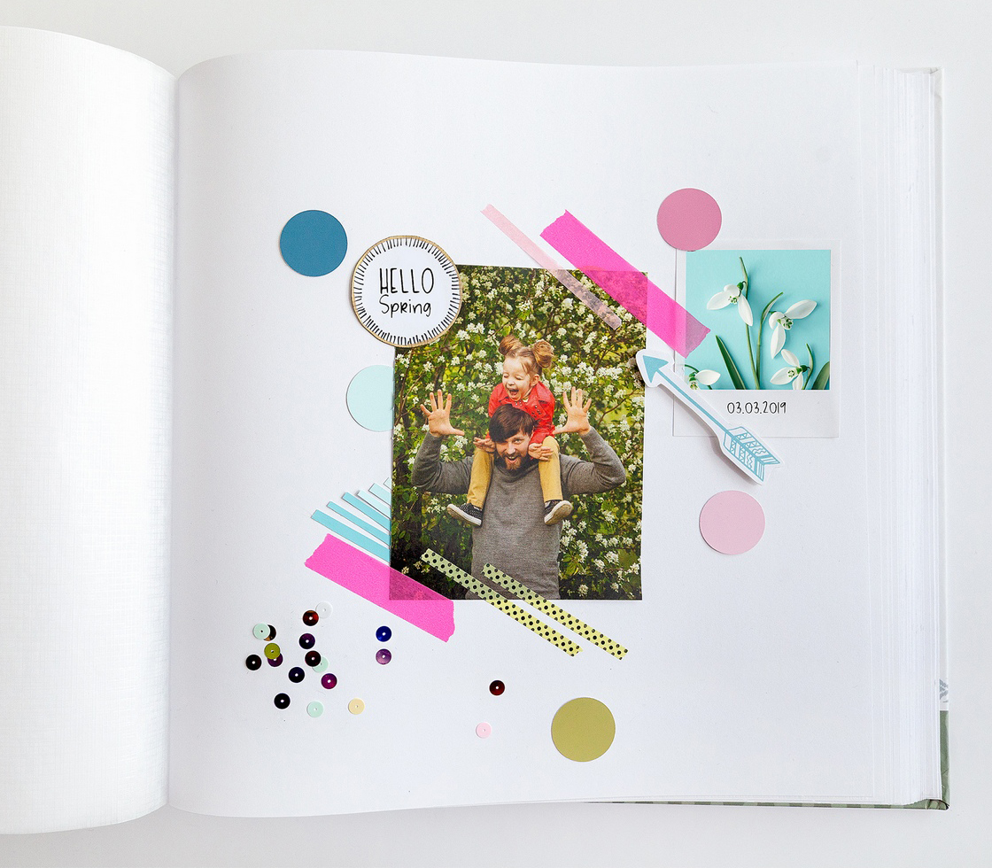 Фотоальбом Walther 30x30 см, 60 страниц, Variety (Монстера)