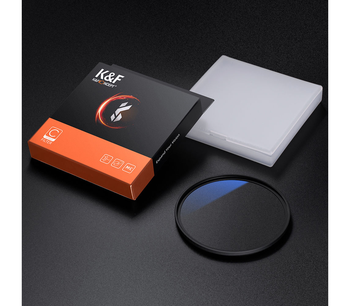 Светофильтр K&F Concept HMC UV, Blue Coated, 46 мм