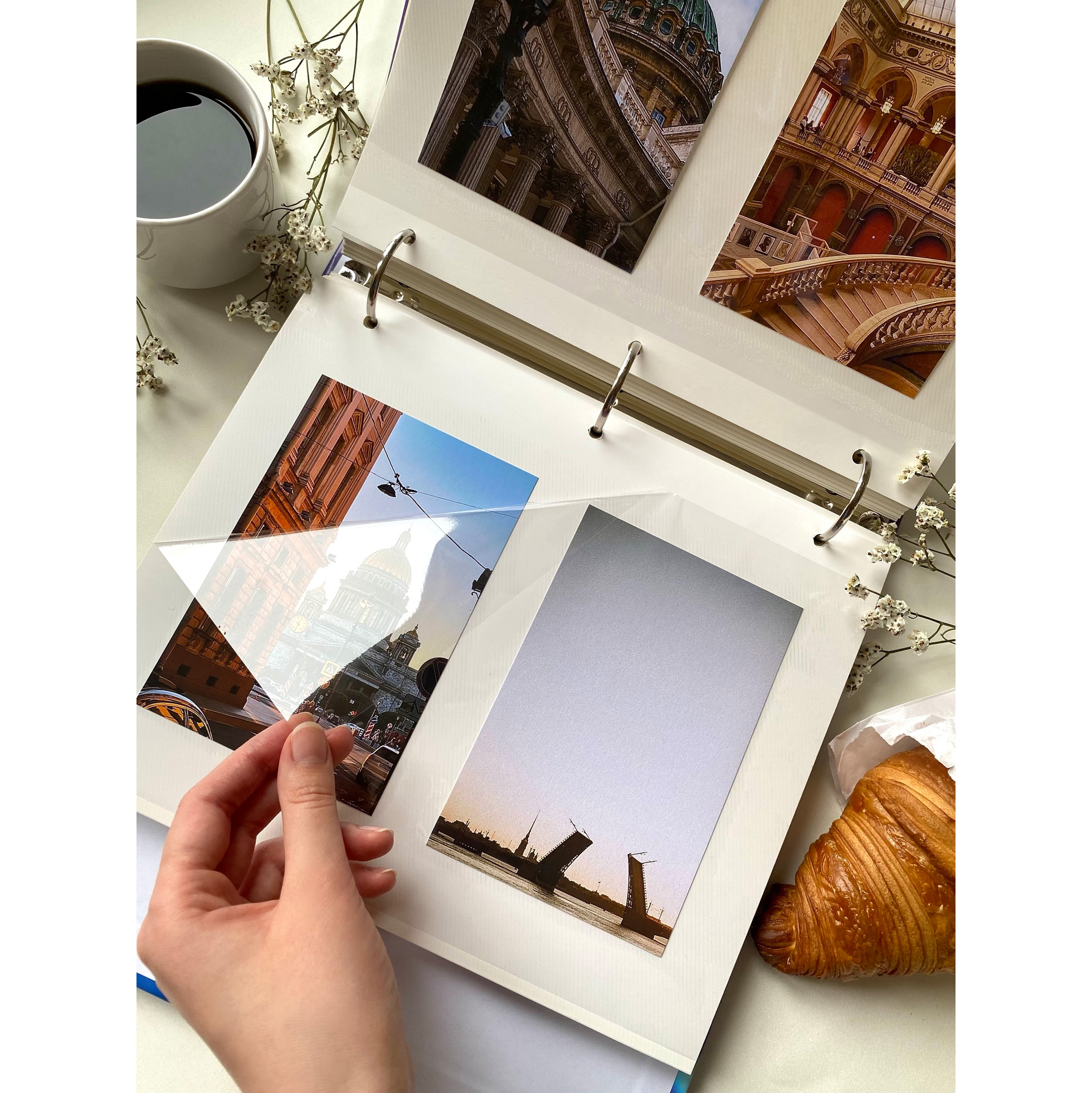 Фотоальбом Полином магнитный, 50 листов, 23х28см - «VVG» Van Gogh style 2