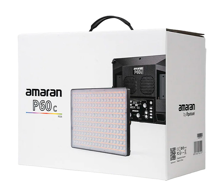 Осветитель amaran P60c, светодиодный, 60 Вт, RGBWW, с софтбоксом