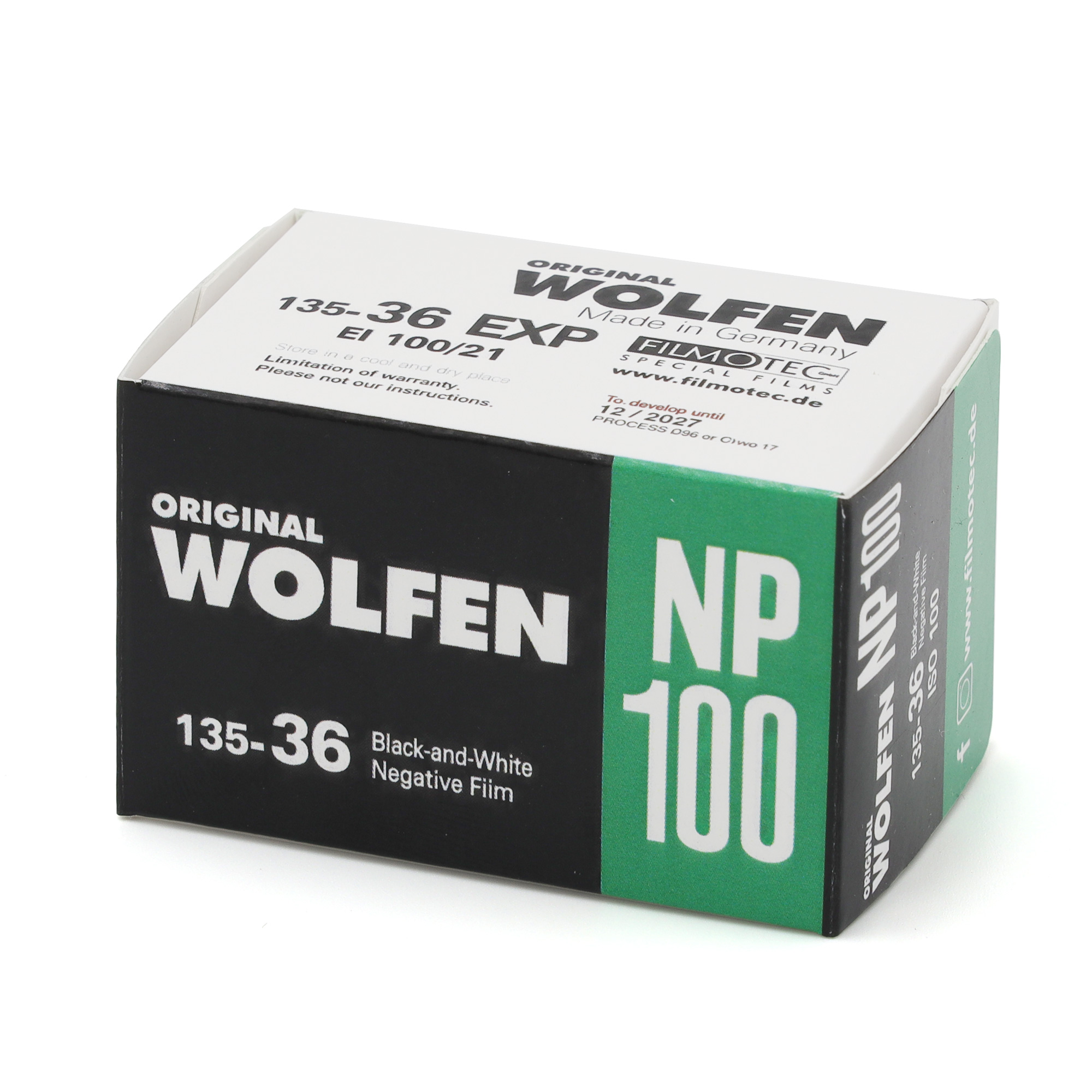 Фотопленка ORWO WOLFEN NP100, ISO 100, 135 формат, 36 кадров