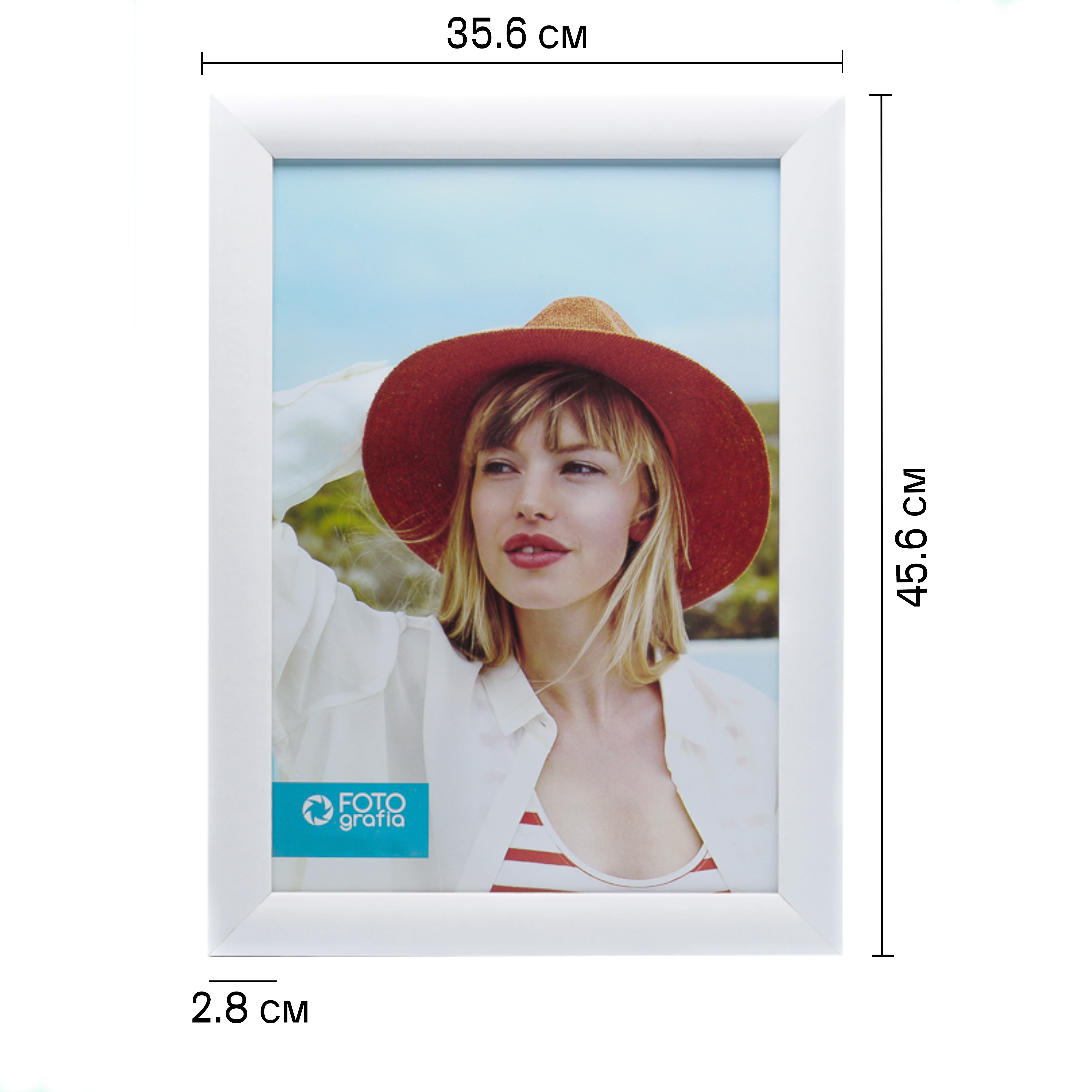 Фоторамка Fotografia 30x40 см, белая (FFMDF-7038)