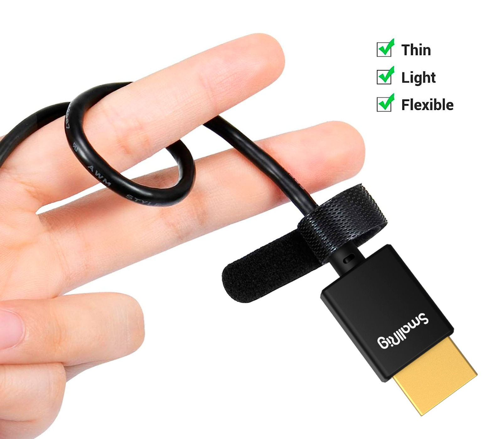 Кабель SmallRig 3042B Ultra Slim 4K HDMI A / D, 35 см