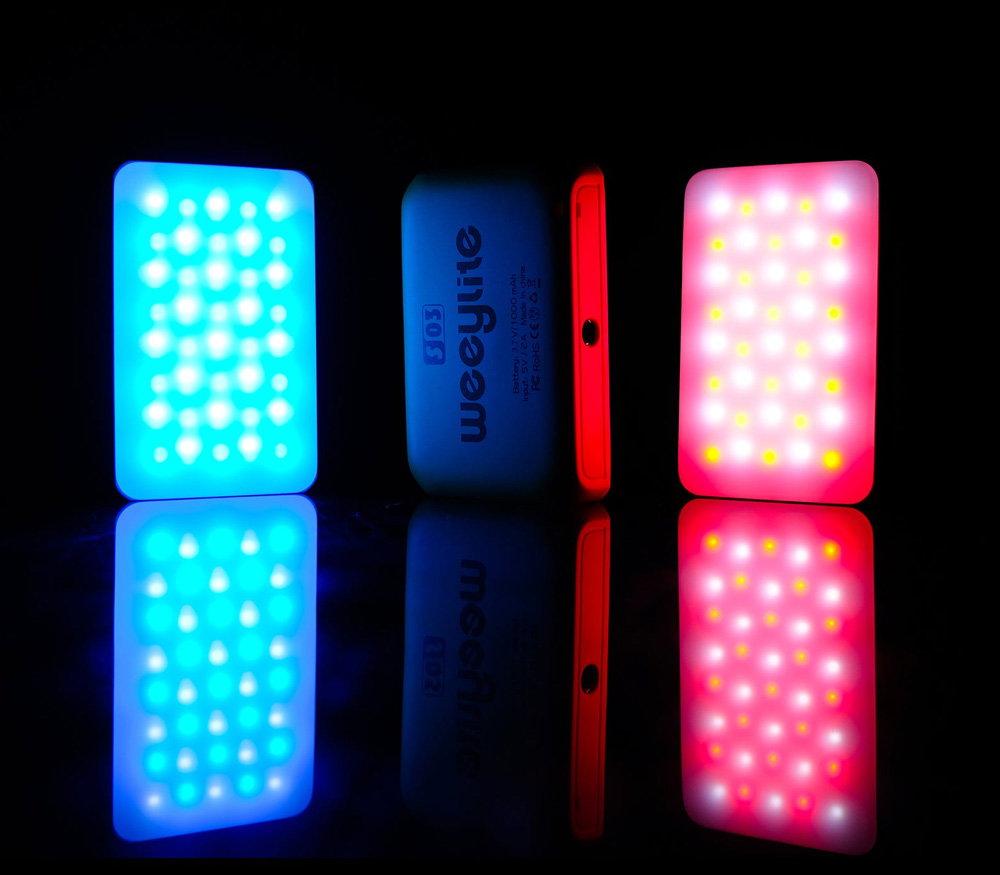 Осветитель Viltrox Weeylite S03, светодиодный, 2800-6800К, RGB, 4 Вт, белый