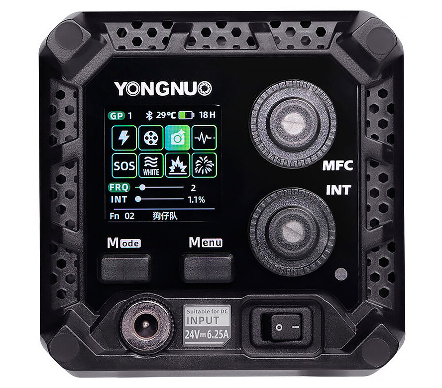 Осветитель Yongnuo YN150LI Kit, 3200-5600К, с рукояткой и сетевым адаптером, mini Bowens