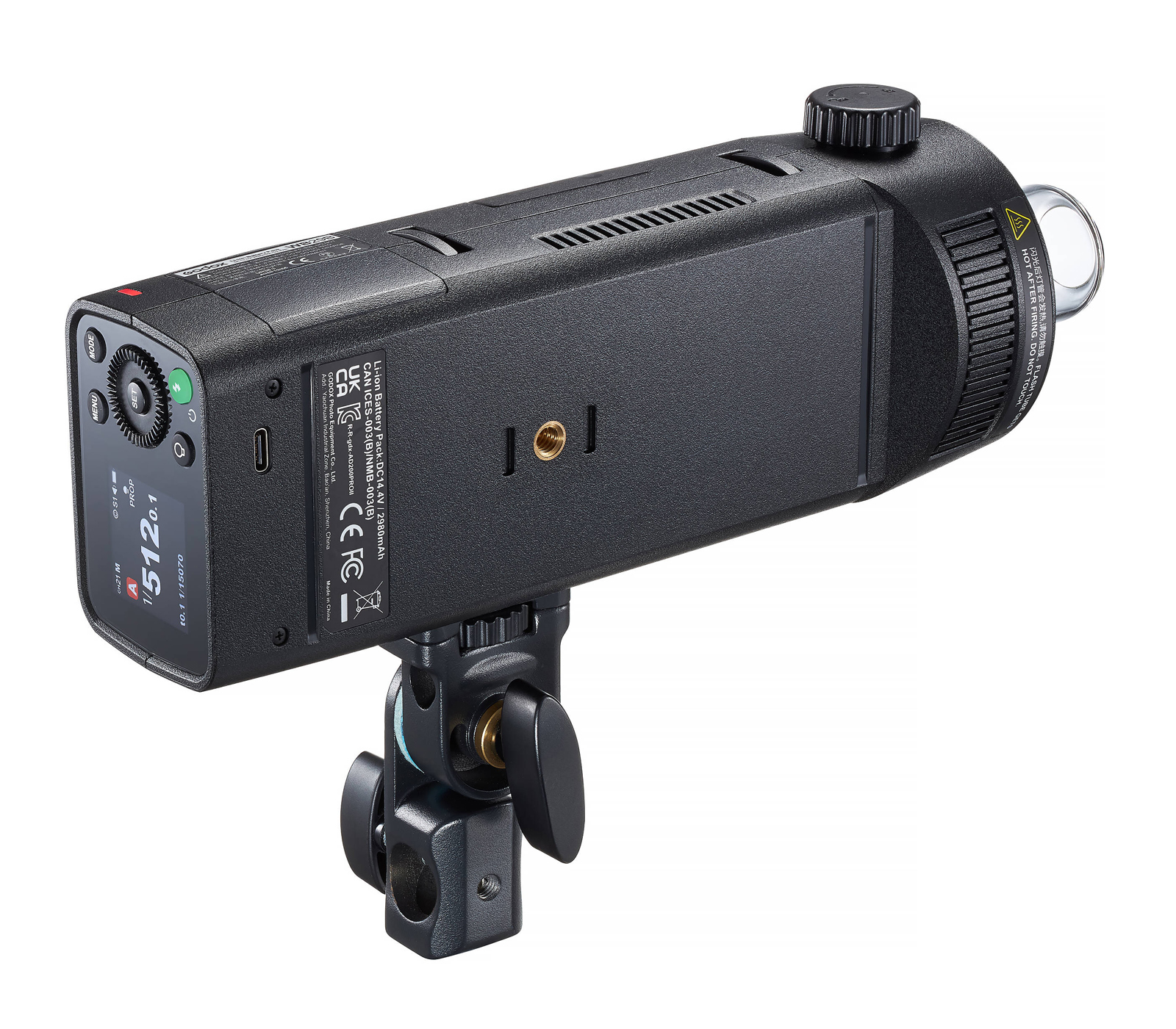 Вспышка Godox Witstro AD200ProII, 200 Дж, 2 сменные головки
