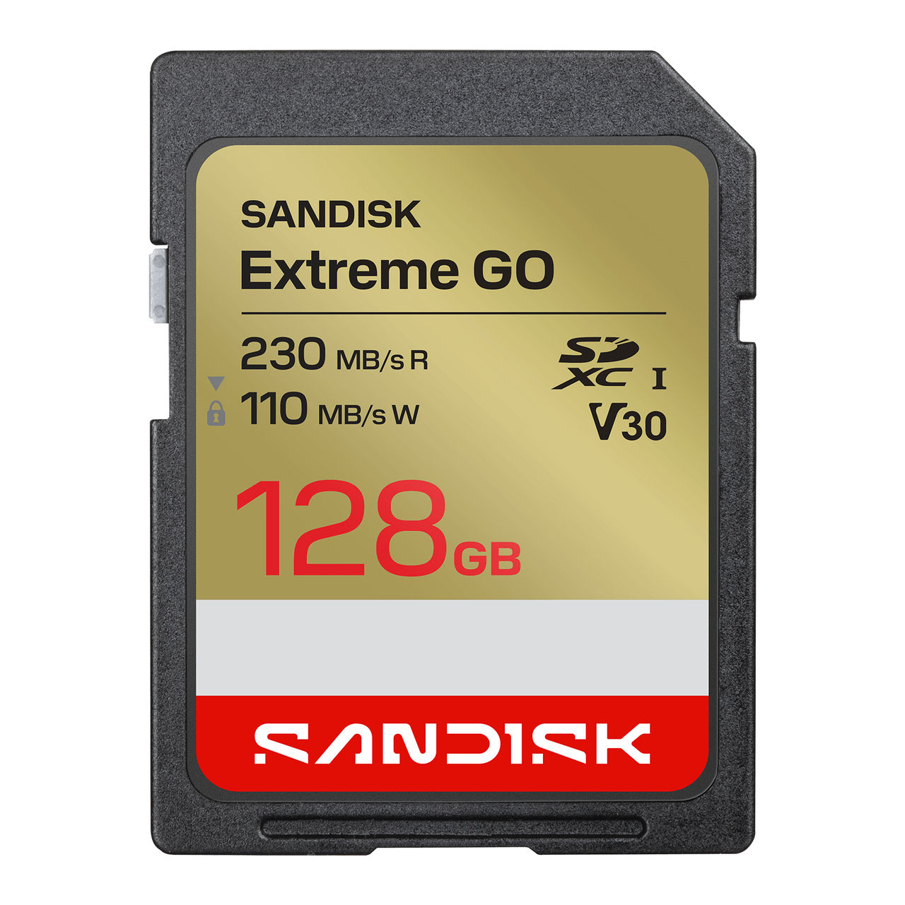 Карта памяти SanDisk SDXC 128GB Extreme GO UHS-I V30 230/110 МБ/с