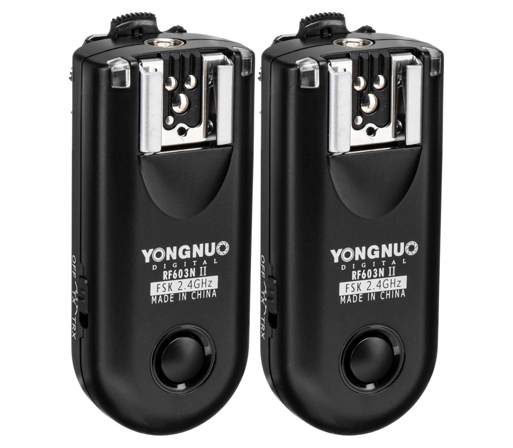 Трансивер + пульт ДУ Yongnuo RF-603N II N1 для Nikon, 1 пара