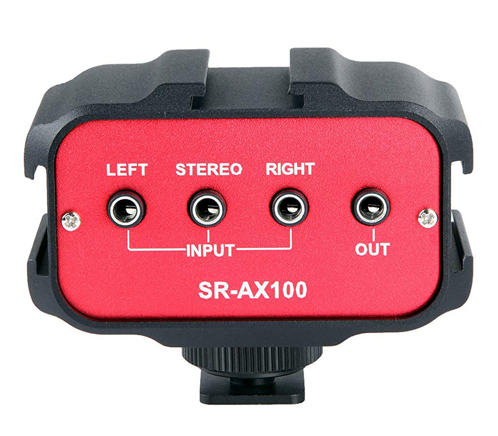 Микшер Saramonic SR-AX100, накамерный, пассивный, 3х 3.5 мм