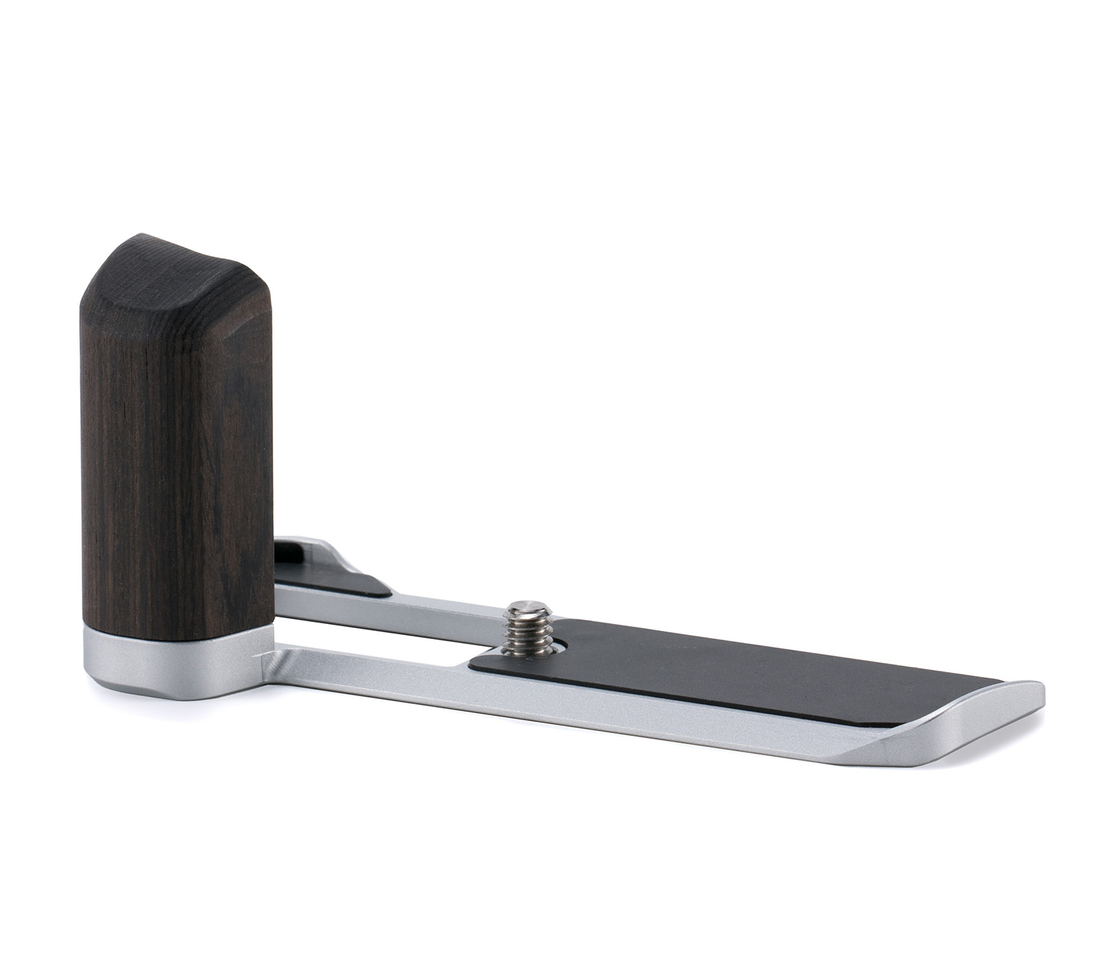 Рукоятка Tilta Mounting Baseplate with Wooden Grip для Fujifilm X-M5, серебристая