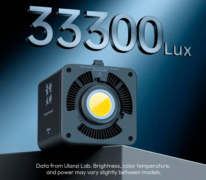 Осветитель Ulanzi ML100RGB 100W, 2700-6500К, 100 Вт, mini Bowens
