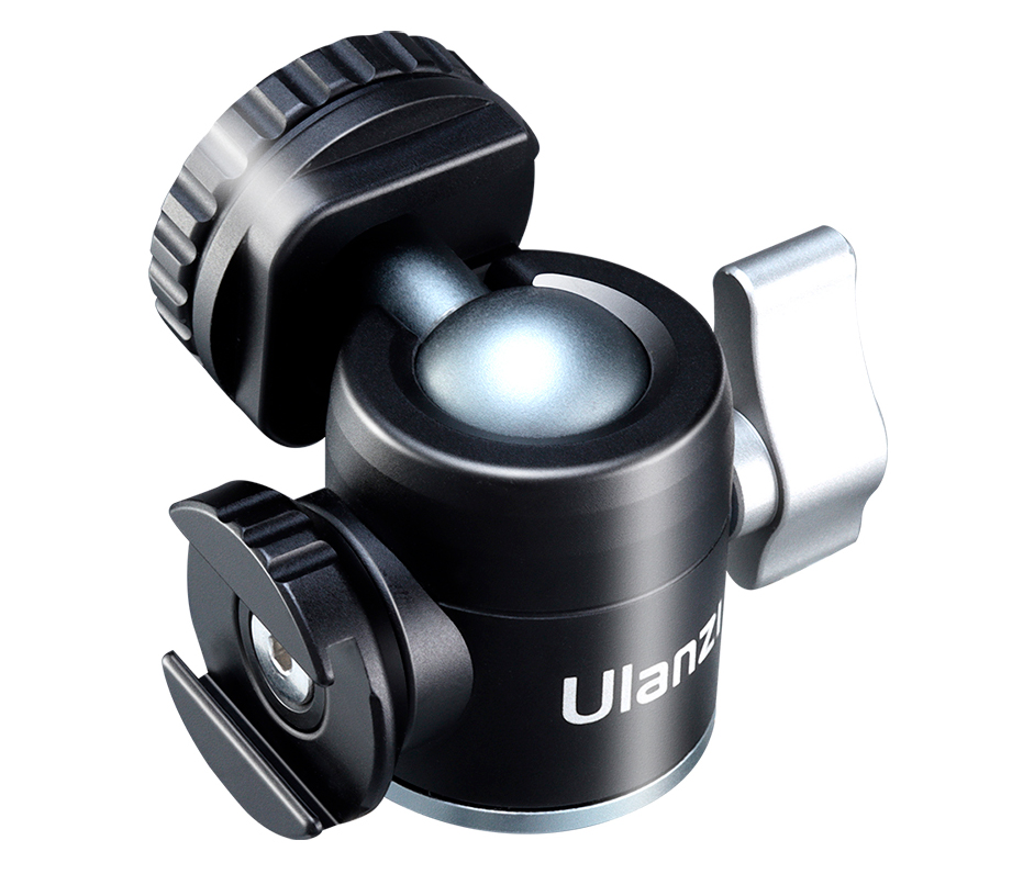 Штативная голова Ulanzi U-60 Dual Cold Shoe, до 2 кг (2046)