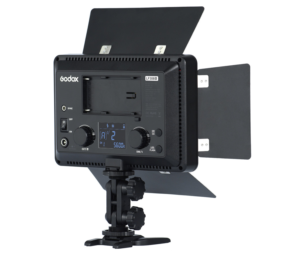 Осветитель Godox LF308BI, светодиодный, 3300-5600К, 18 Вт, функция вспышки