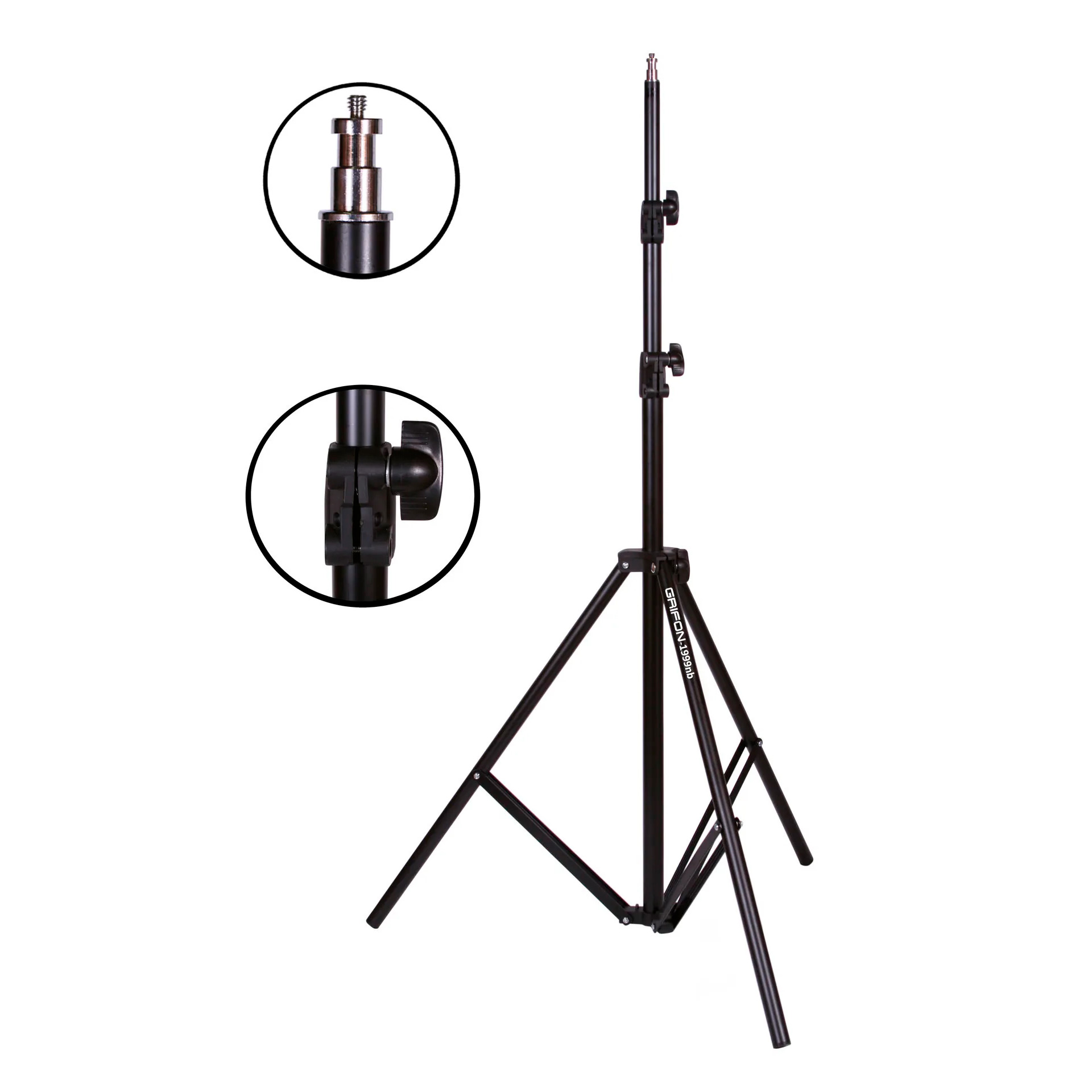 Комплект Grifon GRIF-85: стойка 200 см, адаптер для вспышки, 3 зонта, сумка