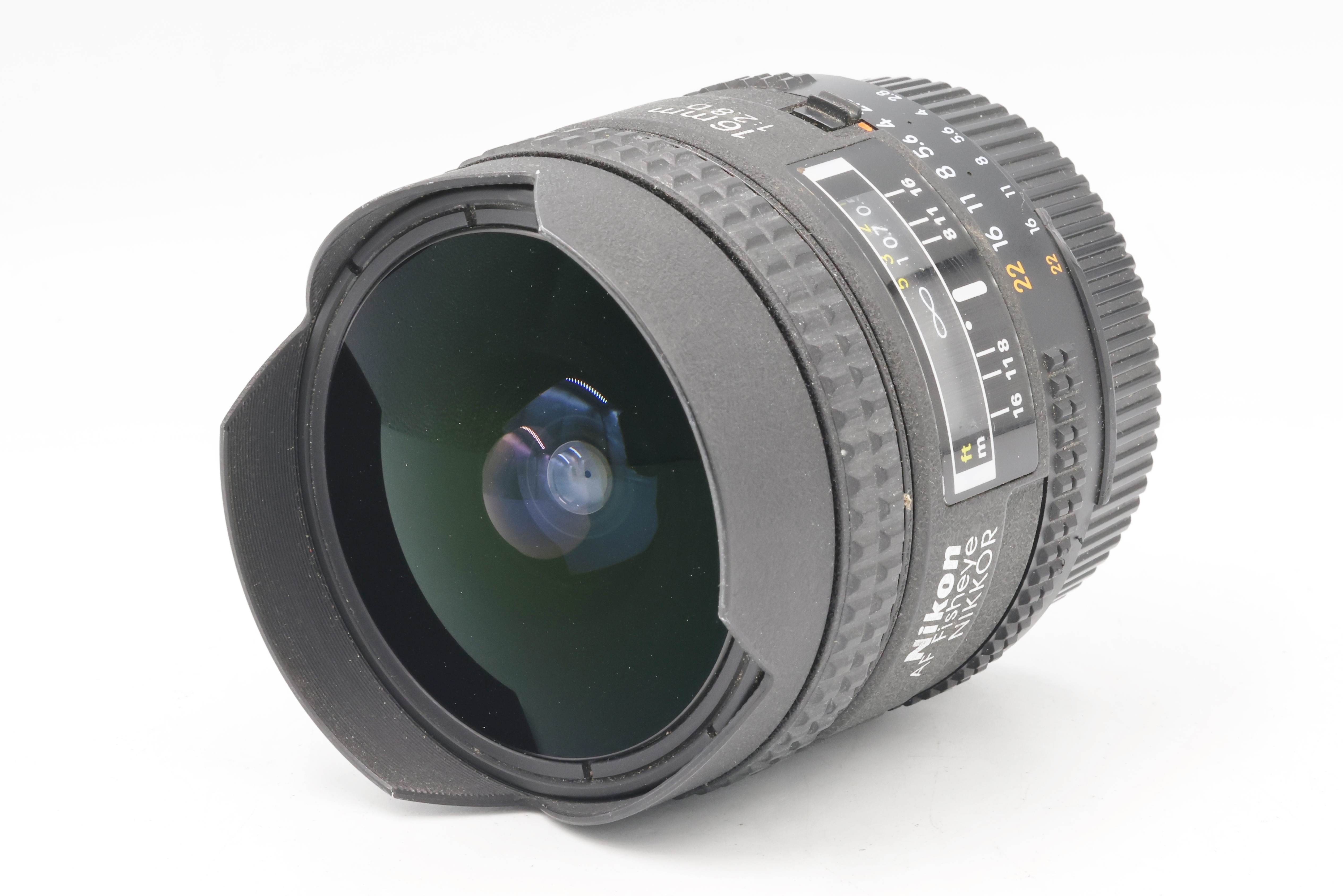 Объектив Nikon 16mm f/2.8D AF Fisheye-Nikkor (состояние 5-) (б/у)