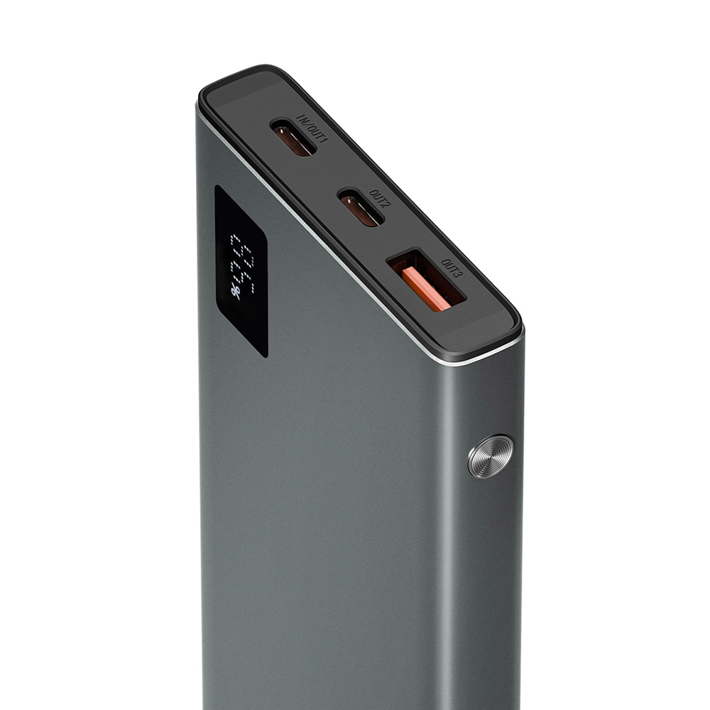 Внешний аккумулятор Caweon CPB-S10K, 10000 мАч, до 22.5 Вт, серый