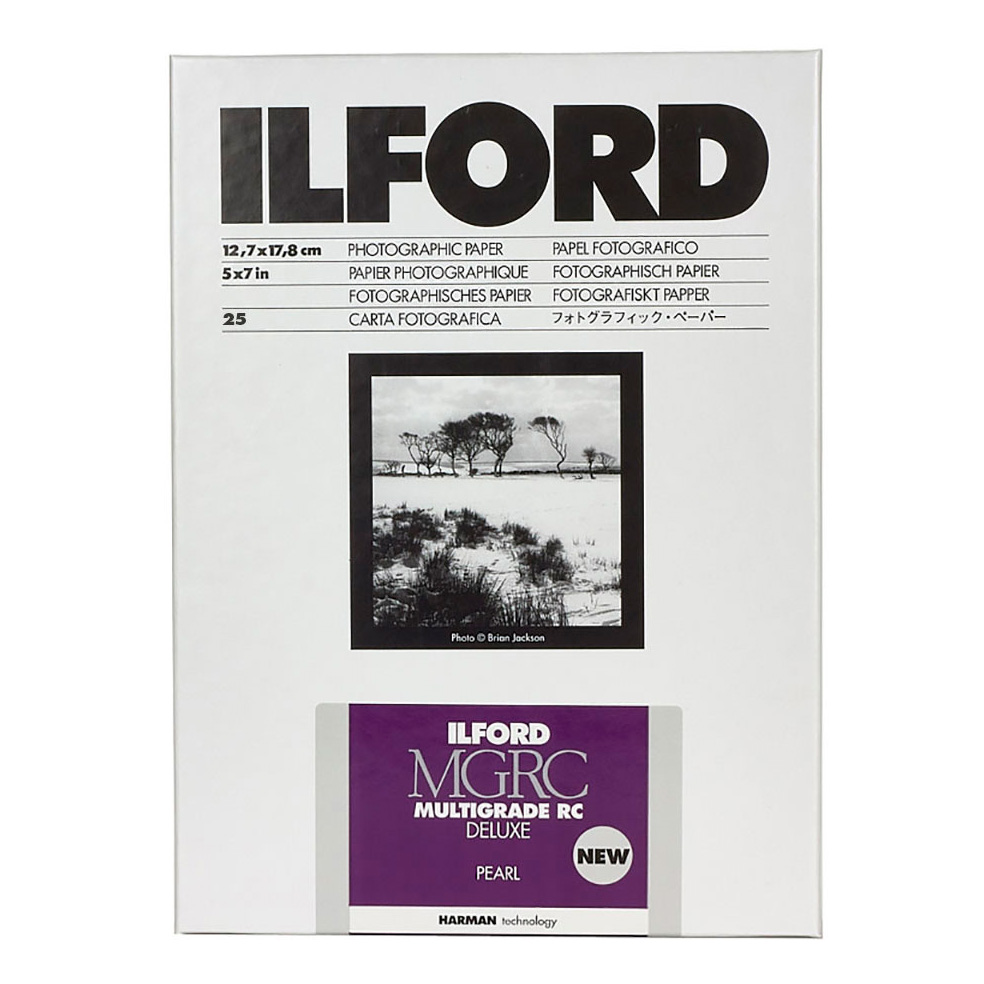 Фотобумага Ilford Multigrade RC Deluxe перламутровая, 12.7x17.8см, 25 л (MGRCDL44M)