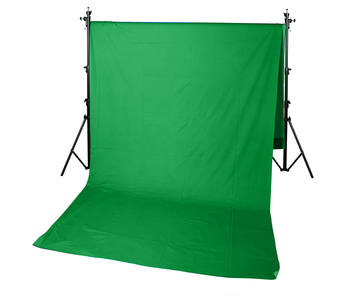 Фон GreenBean Field 2.4 х 5.0 Green, зеленый хромакей