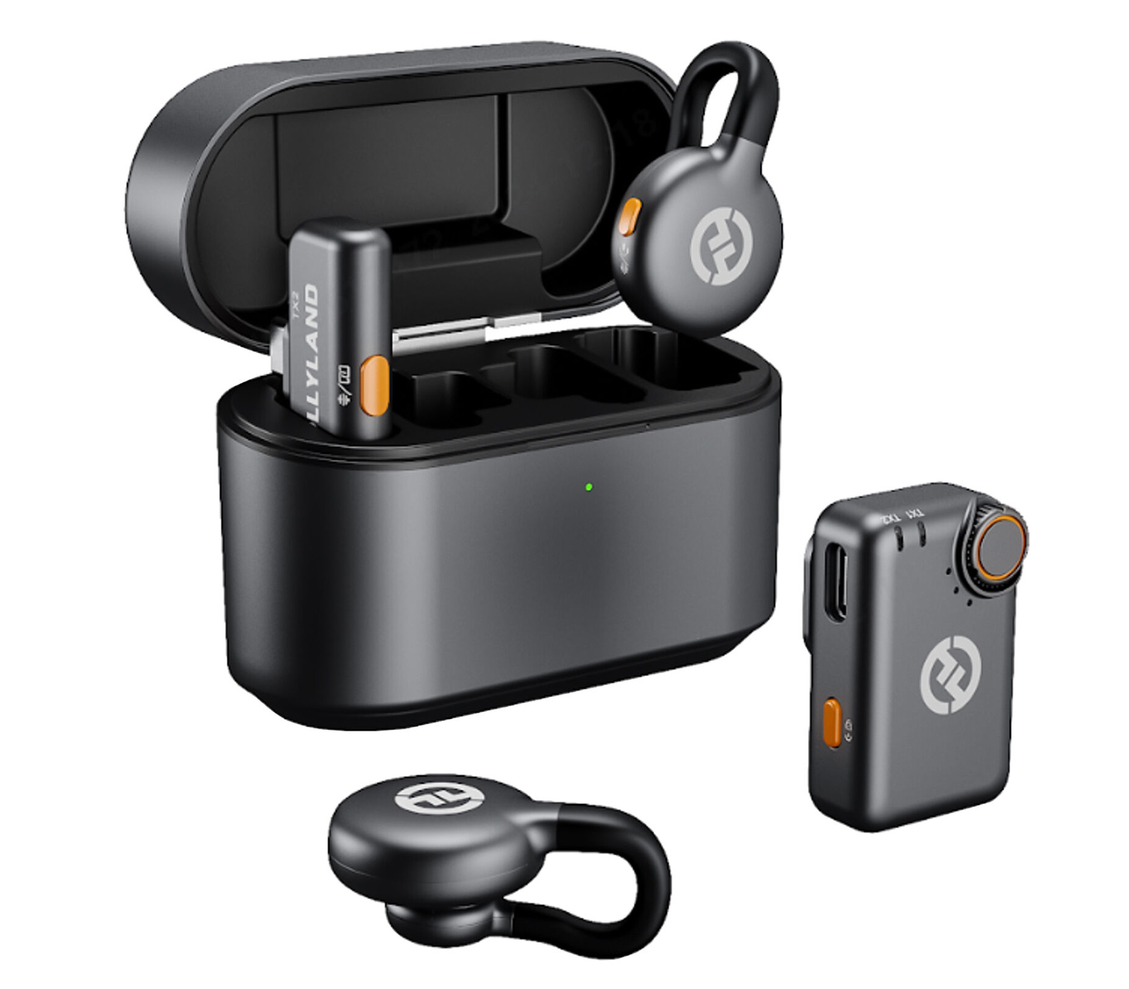 Беспроводная система Hollyland Lark M2S Mini Combo, TX+TX+RX, 3.5 мм TRS, USB-C