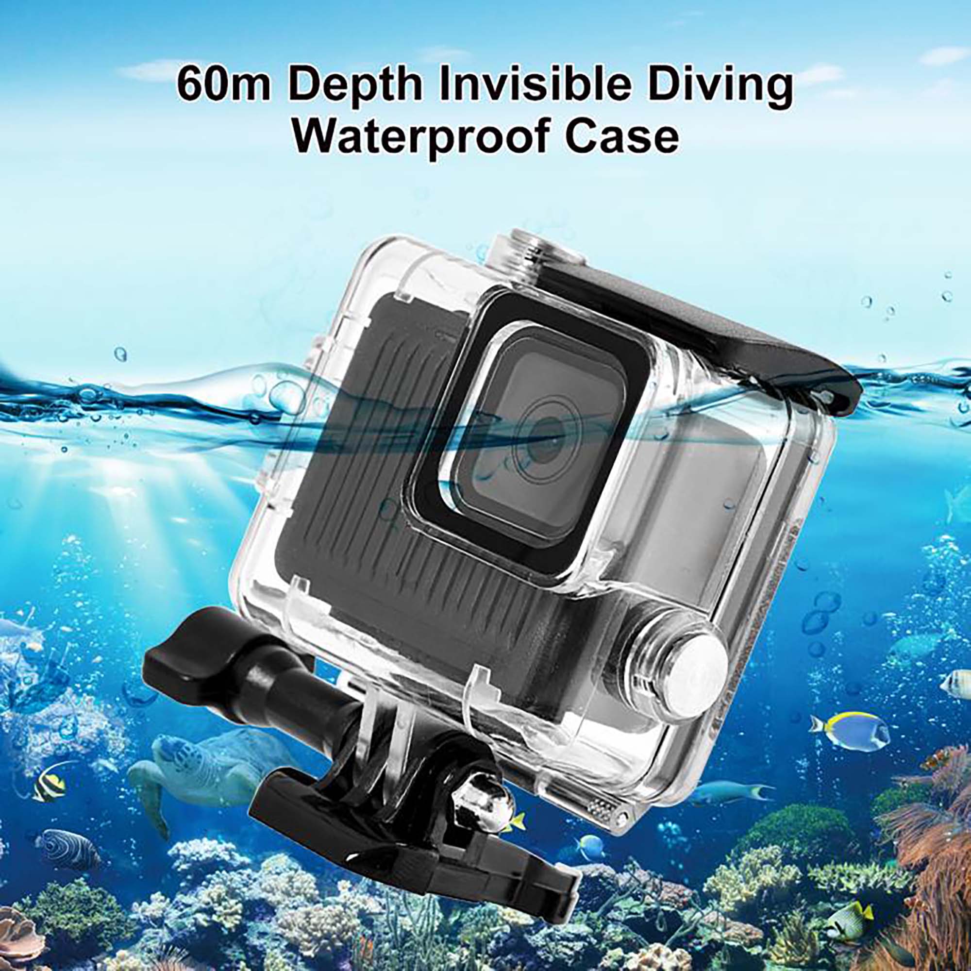 Защитный кейс Puluz PU747T Waterproof Housing Case, для GoPro HERO 4K, водонепроницаемость 60м