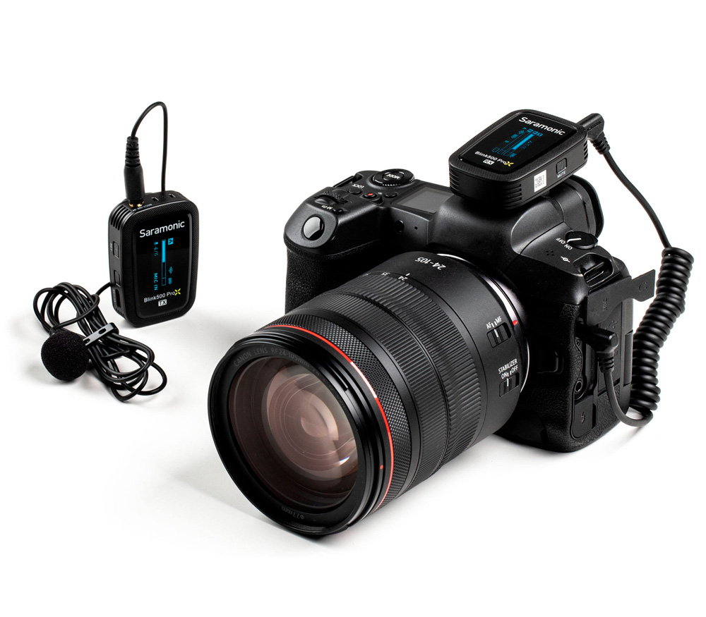 Беспроводная система Saramonic Blink500 ProX B1, TX+RX, 2.4 ГГц, 3.5 мм TRS / TRRS
