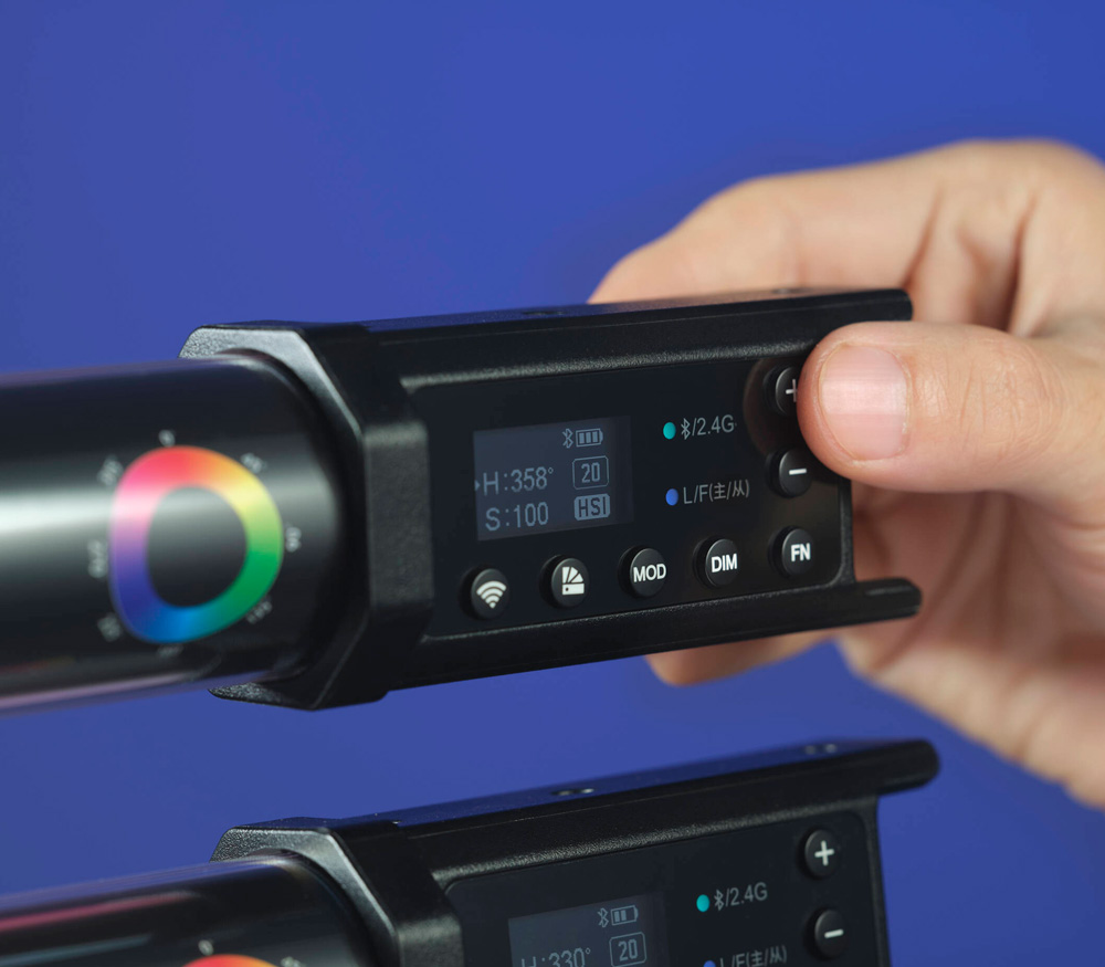 Комплект осветителей Godox TL120-K4, 4х30 Вт, RGB, 2700-6500К