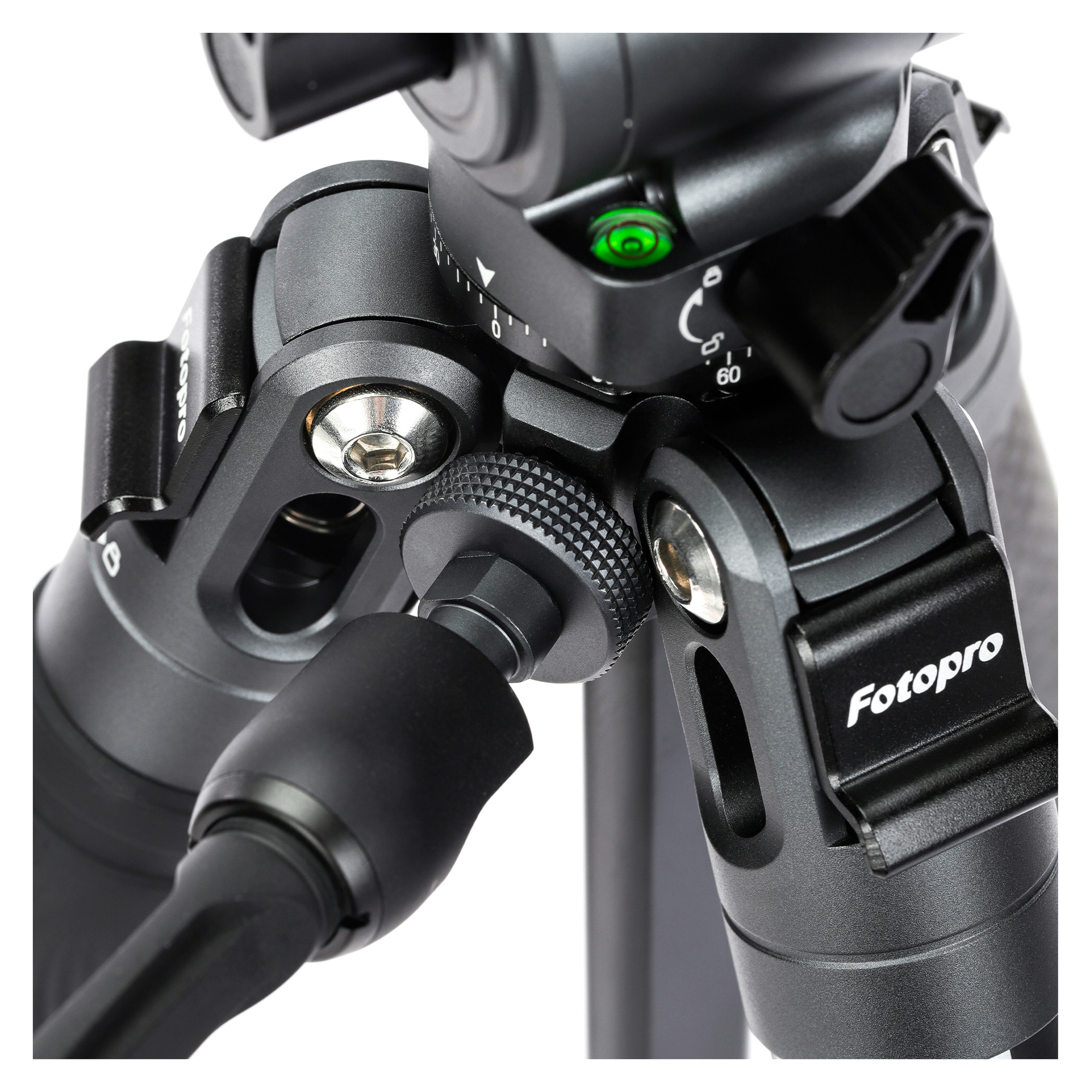 Штатив Fotopro X-Aircross 4 Video Gray, карбоновый, с головой MH-2D, до 3 кг