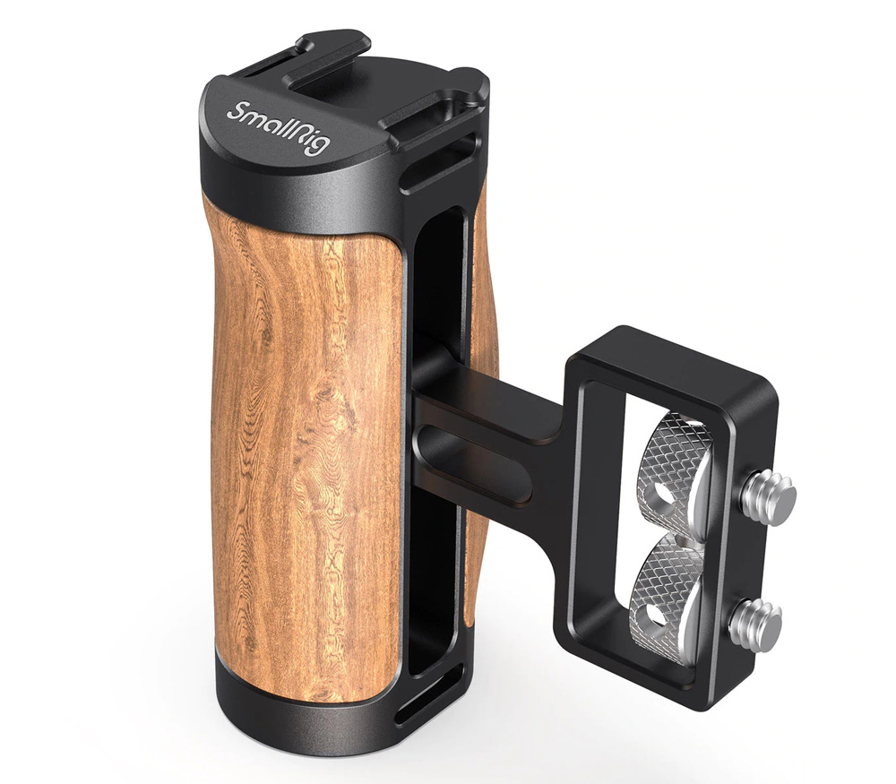 Ручка SmallRig 2913, боковая, деревянная ручка, на 2 винта 1/4"