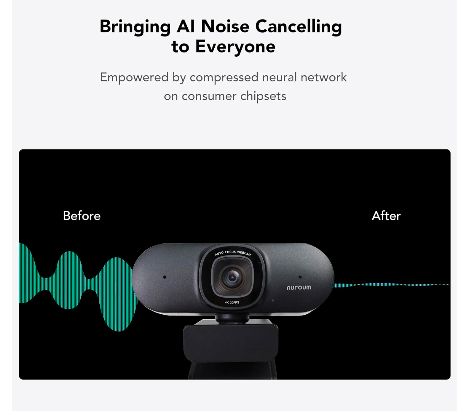 Веб-камера Nearity Nuroum V32AF, 4K 30p, AI кадрирование