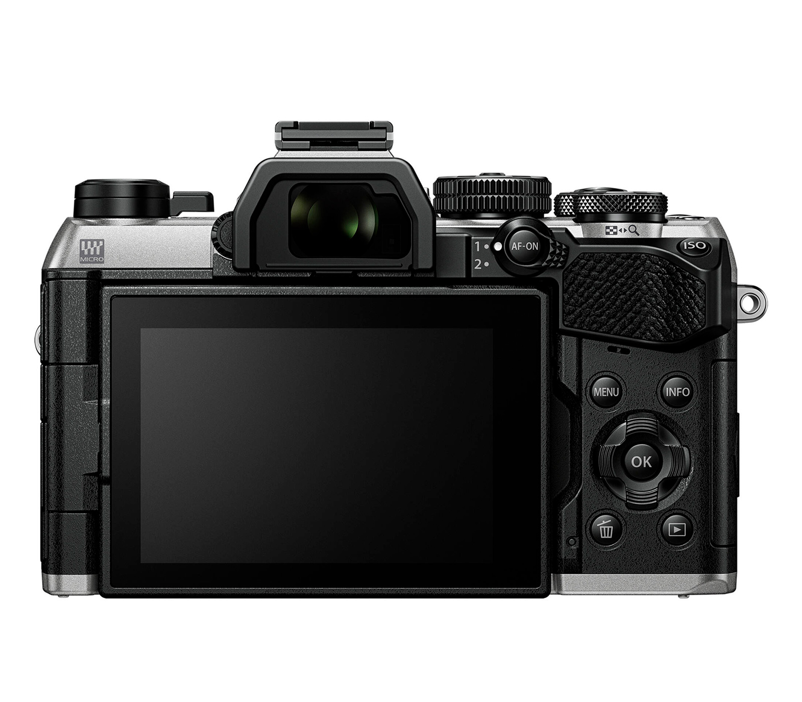 Беззеркальный фотоаппарат OM System OM-5 Mark II Kit 12-45mm f/4 PRO серебристый