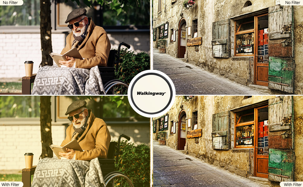 Светофильтр Walking Way Retro Soft 82mm